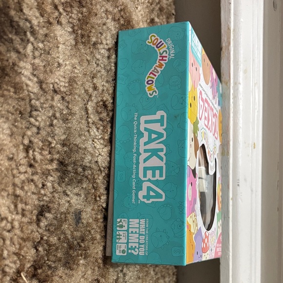 Squishmallows Take 4 Card Game with Brown Benny Plush - Picture 6 of 6